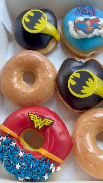 Krispy Kreme - Super hero donuts!!!!!! - Donuts Near Me - Orange, California