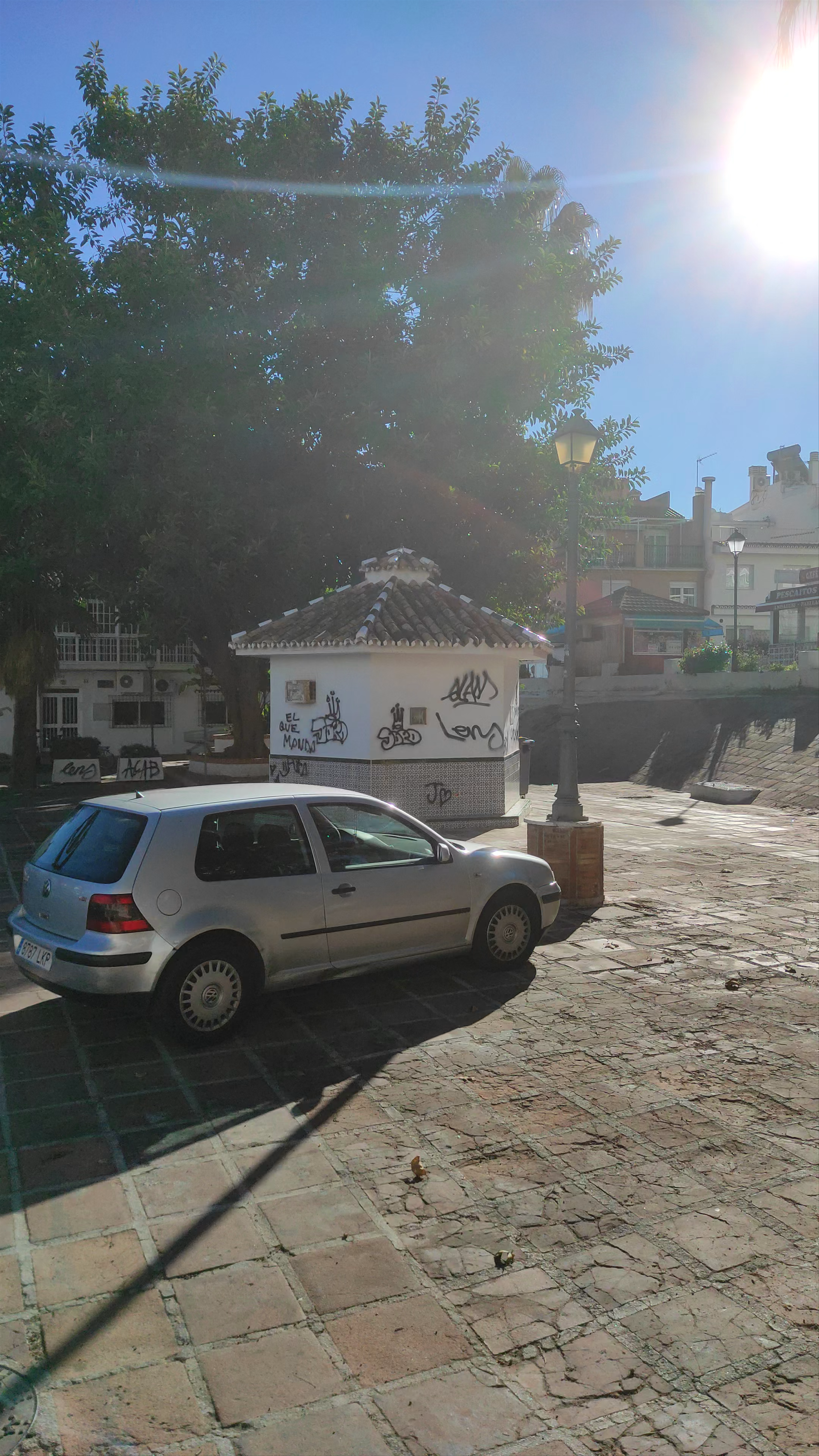 Sunny Urban Streetscape in Torremolinos, Andalucía, Spain