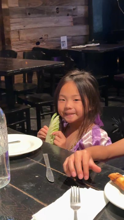 Spinning Dough - She loves the Caesar salad! - Pizza Near Me - Oakland, California