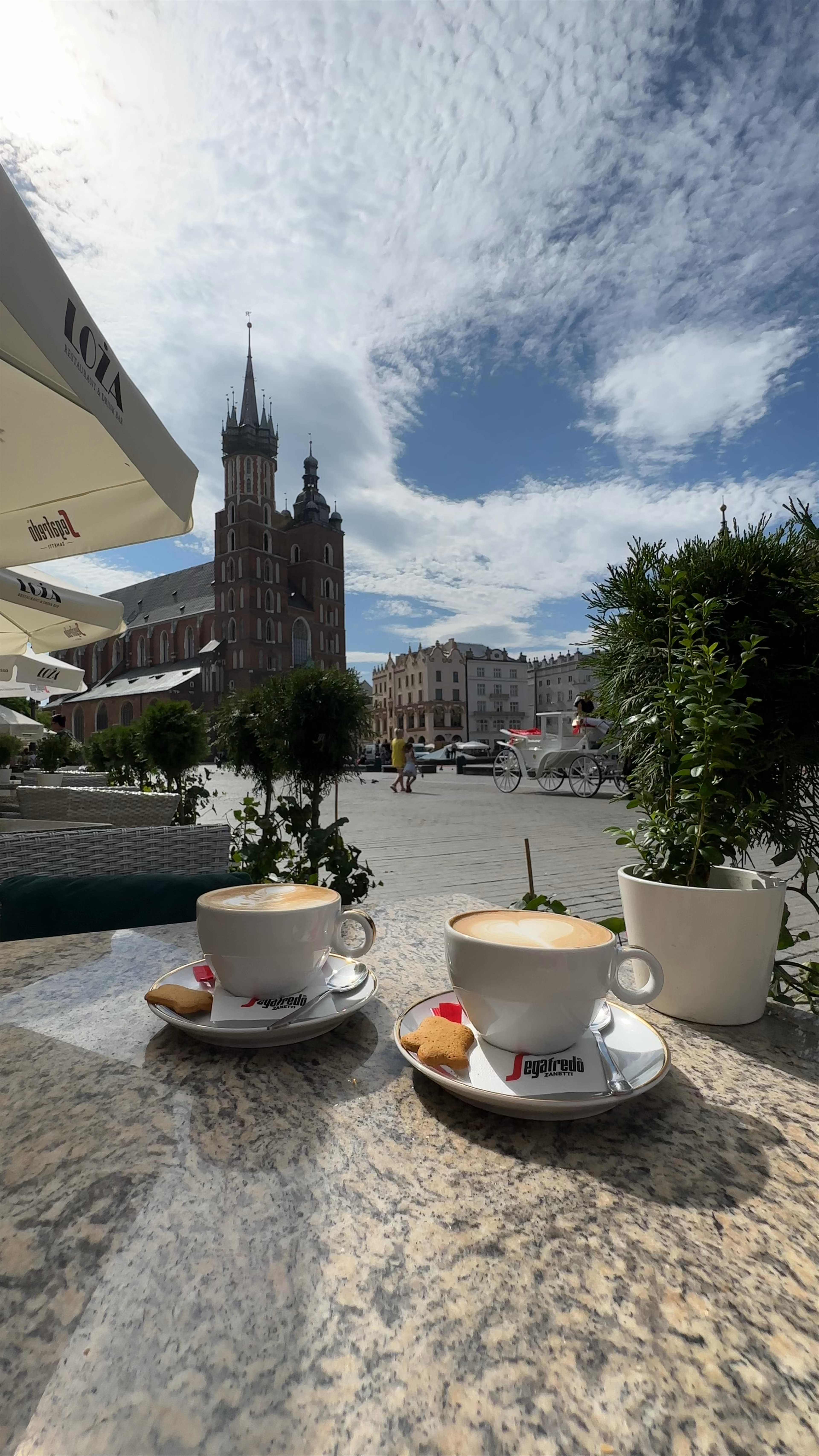 Morning Coffee Magic at Loża, Main Square, Kraków