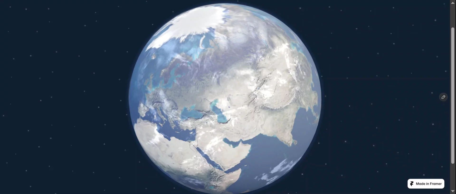 🌍 Just launched — Interactive Earth!Preview: https://interactiveglobeearth.framer.website/Bring a realistic, interactive 3D globe to your website with customizable clouds, stars, atmospheric glow, lighting, auto-rotation, drag interaction, and scroll zoom.Perfect for SaaS, technology, agency, portfolio, travel, and global brand websites.