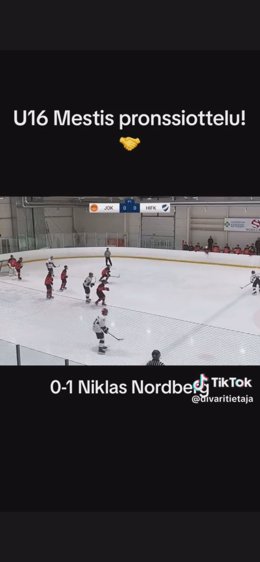 Niklas Nordberg, U16 Mestis bronze game goal