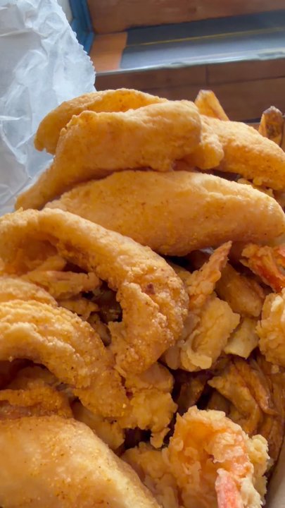 Devin's Fish & Chips - Fried Catfish and shrimp with fries - Fish & Chips Near Me - New York, New York