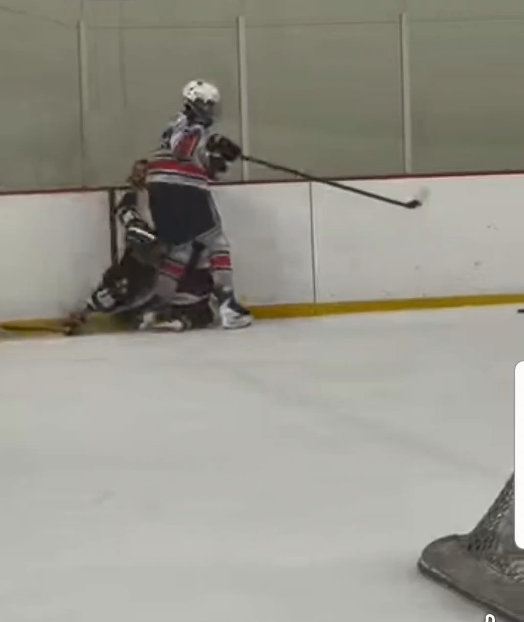 Cameron Brine hit vs Providence Capitals.  | East Coast Militia 14U AAA
