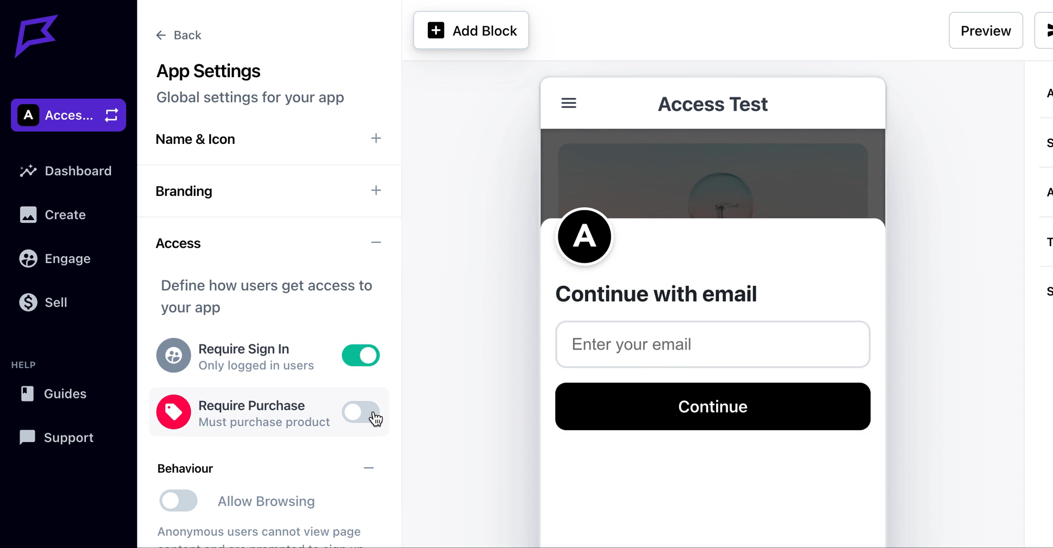 Access