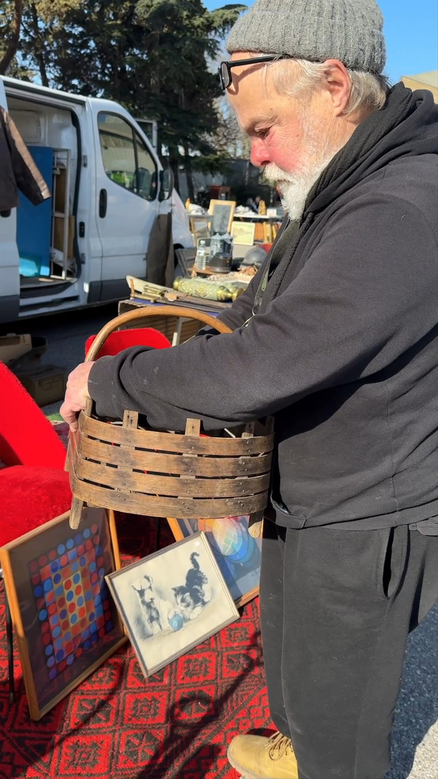 Savoie Wooden Basket