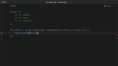 Find array elements with callbacks in PHP 8.4
