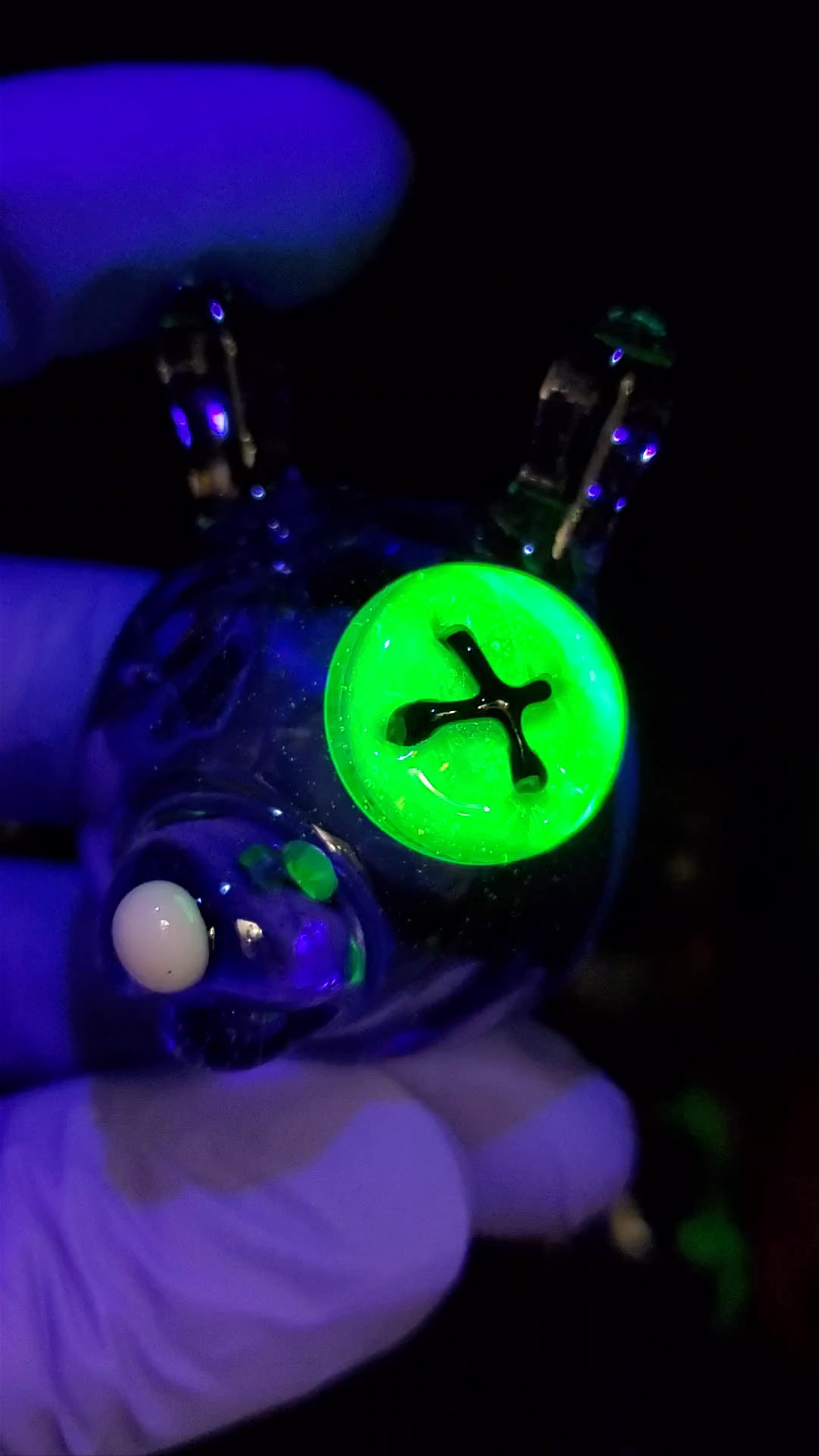 Preview pic of Prince purple bunny UV button