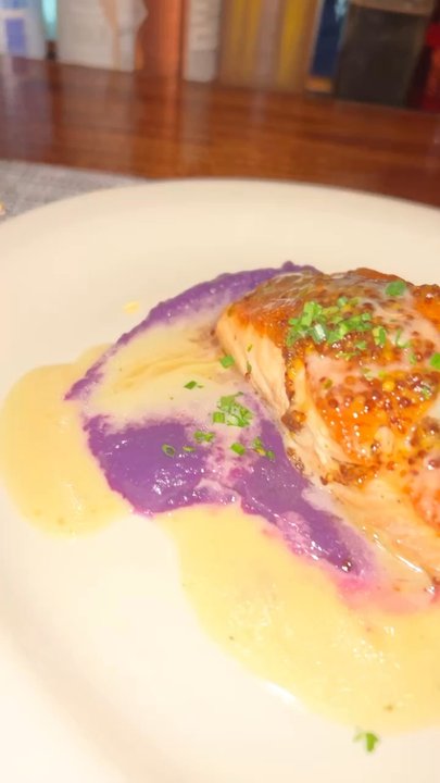 Present Company - Trout entree - New American Near Me - Simsbury, Connecticut