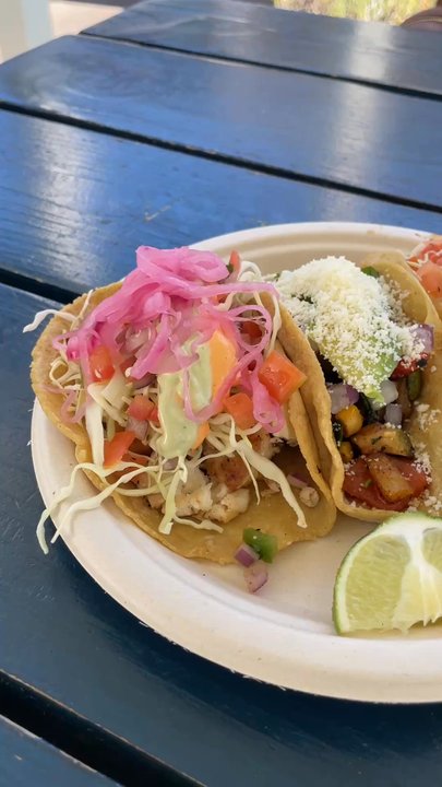 El Viejon - 4 different seafood tacos and a veggie taco... all are sooooo good! - Mexican Near Me - Vancouver, Washington