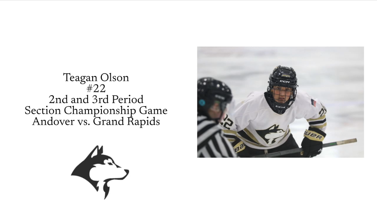 Teagan Olson's Highlight Reel: Section 7AA Championship