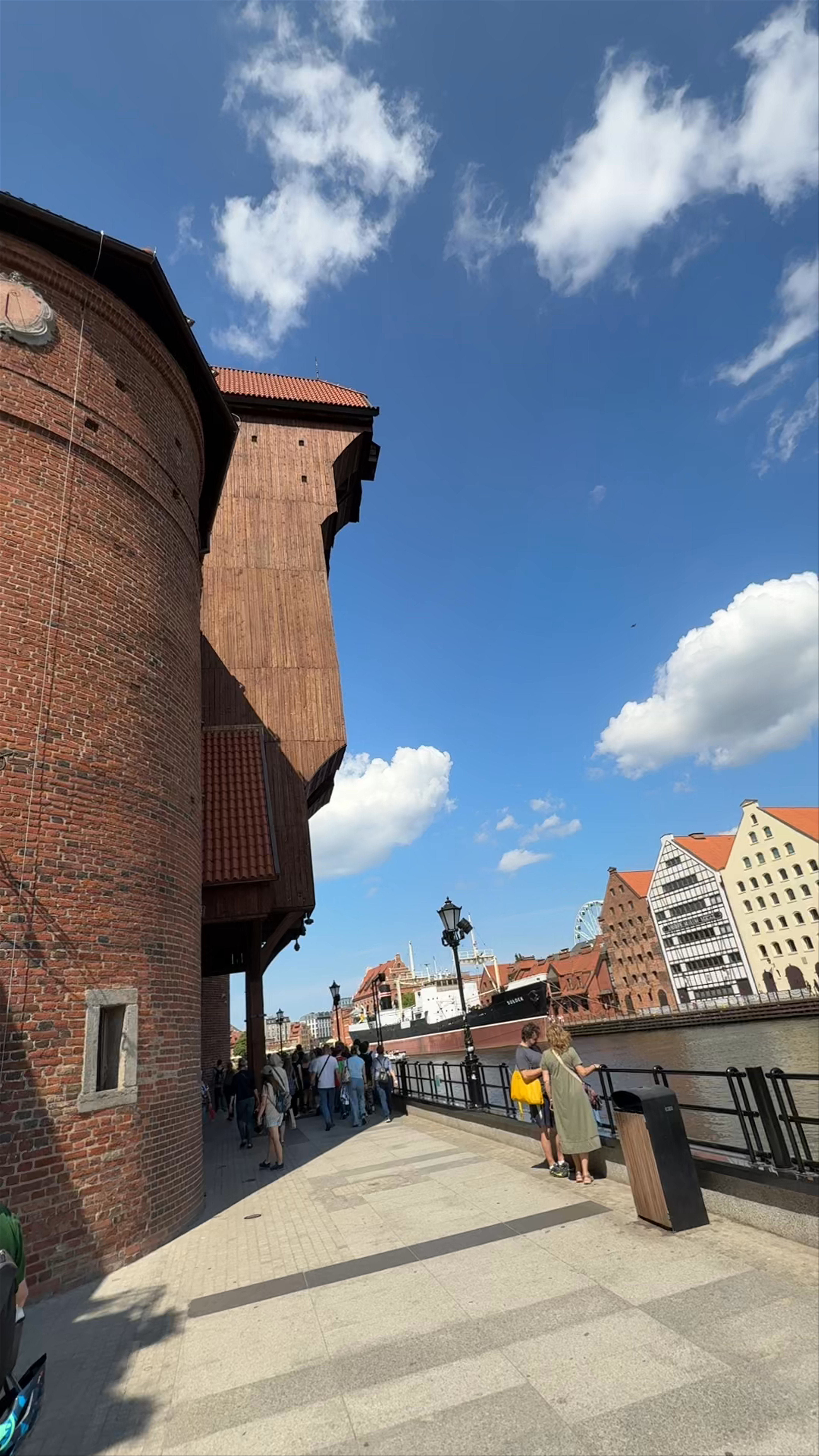 Exploring the Historic Old Port Crane in Gdańsk, Poland