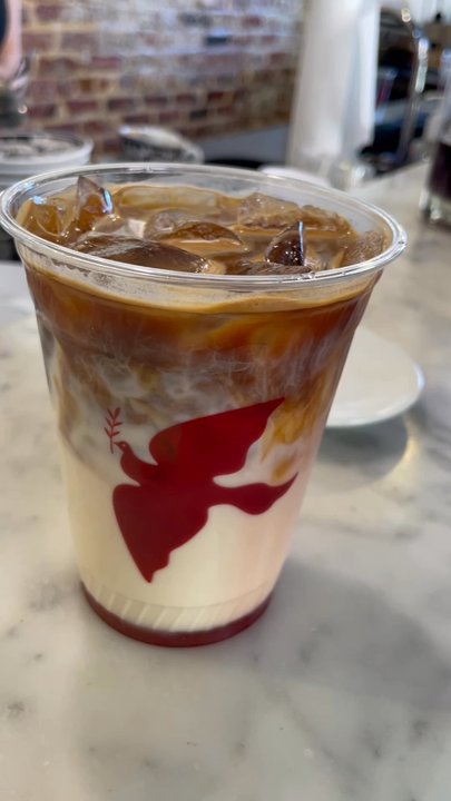 La Colombe - Seasonal strawberry iced latte - Coffee & Tea Near Me - Washington, DC, District of Columbia