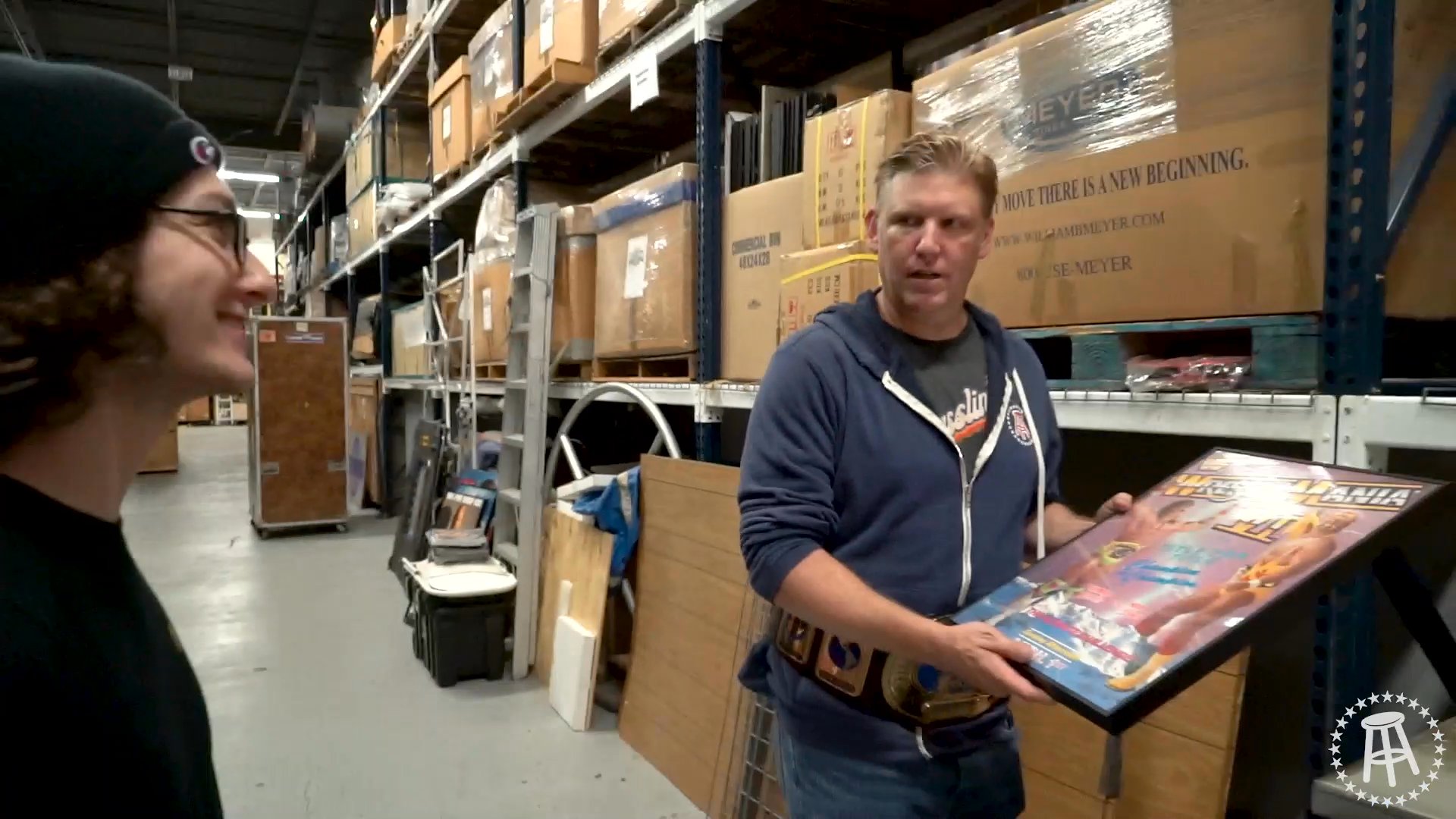 Triple H & Stephanie McMahon Show Barstool Sports Around The WWE Warehouse