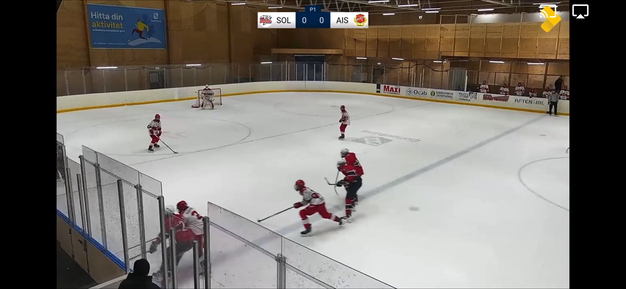 D – Draws defenders down low and sets up goal | Sollentuna HC U16