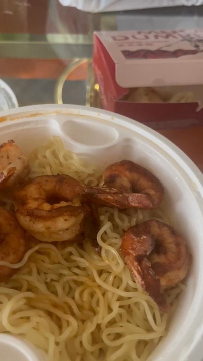 Legend Dumplings - Showing the packing of the ramen - Chinese Near Me - Harvey, Louisiana