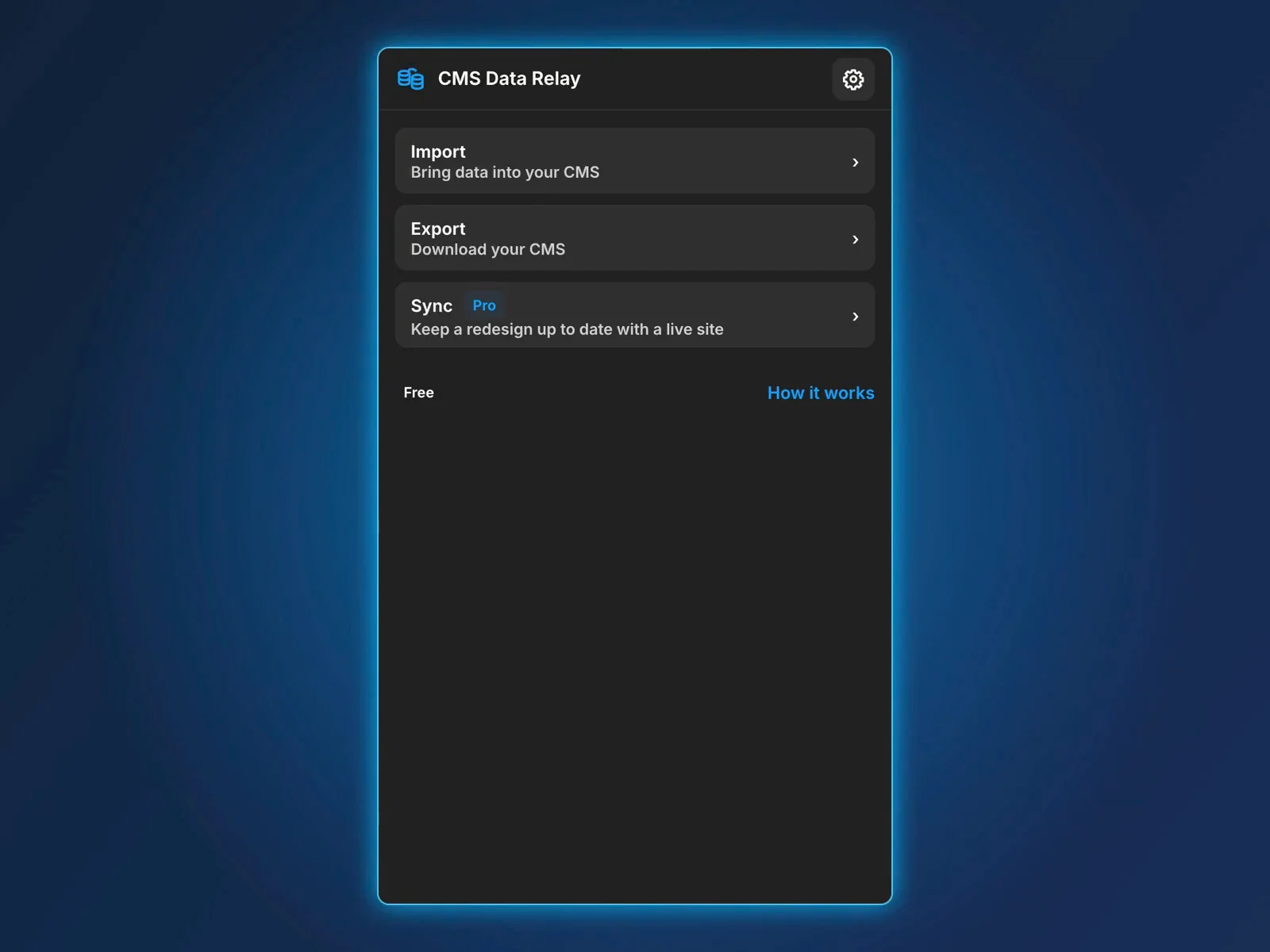 CMS Data Relay