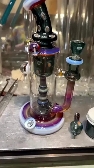 Preview pic of Millie stacked color shifting Torus/Klein Recycler