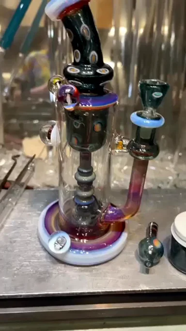 Preview pic of Millie stacked color shifting Torus/Klein Recycler