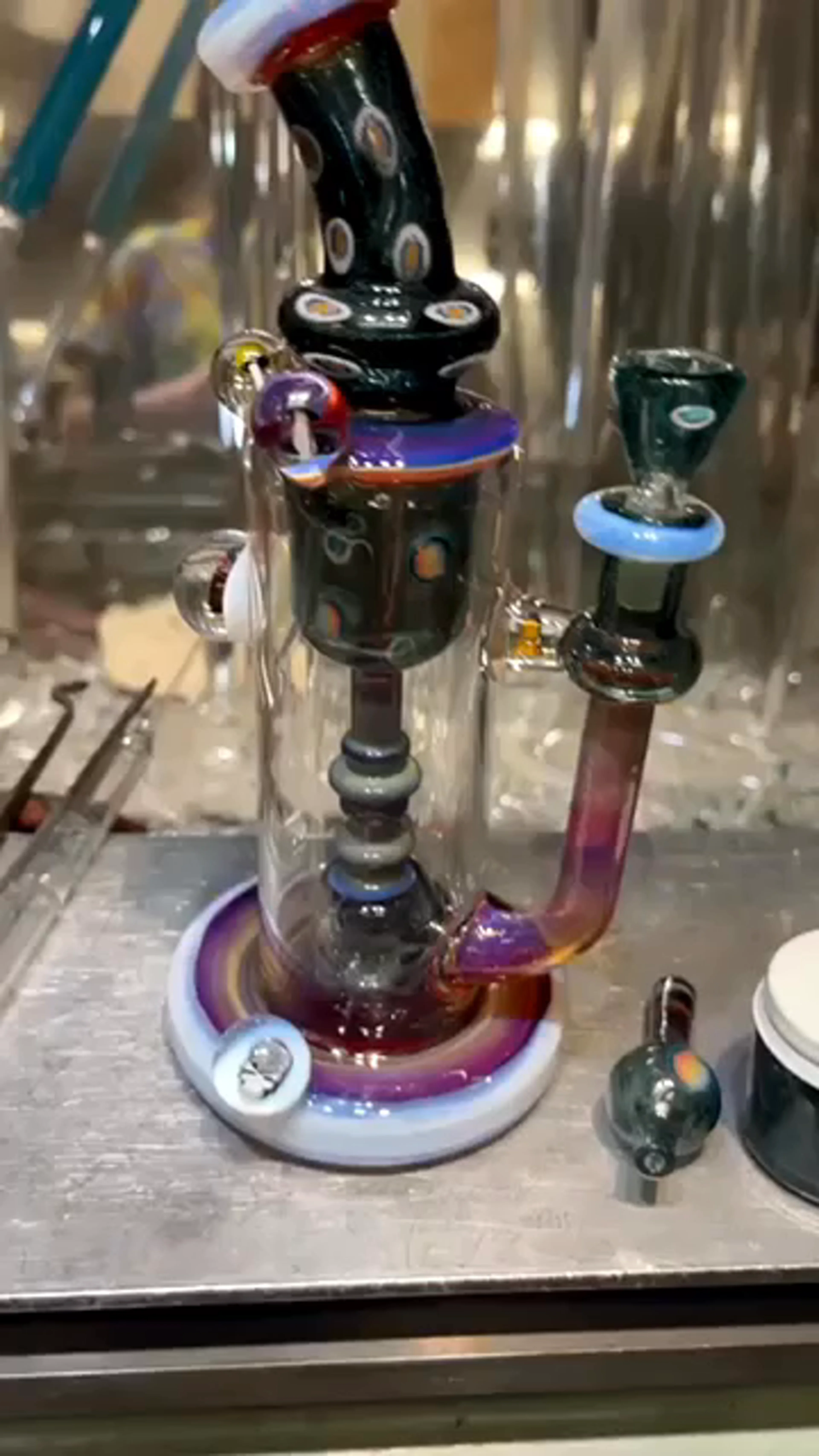 Preview pic of Millie stacked color shifting Torus/Klein Recycler