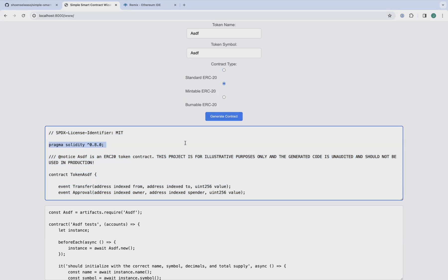 Cauldron Codes video demo