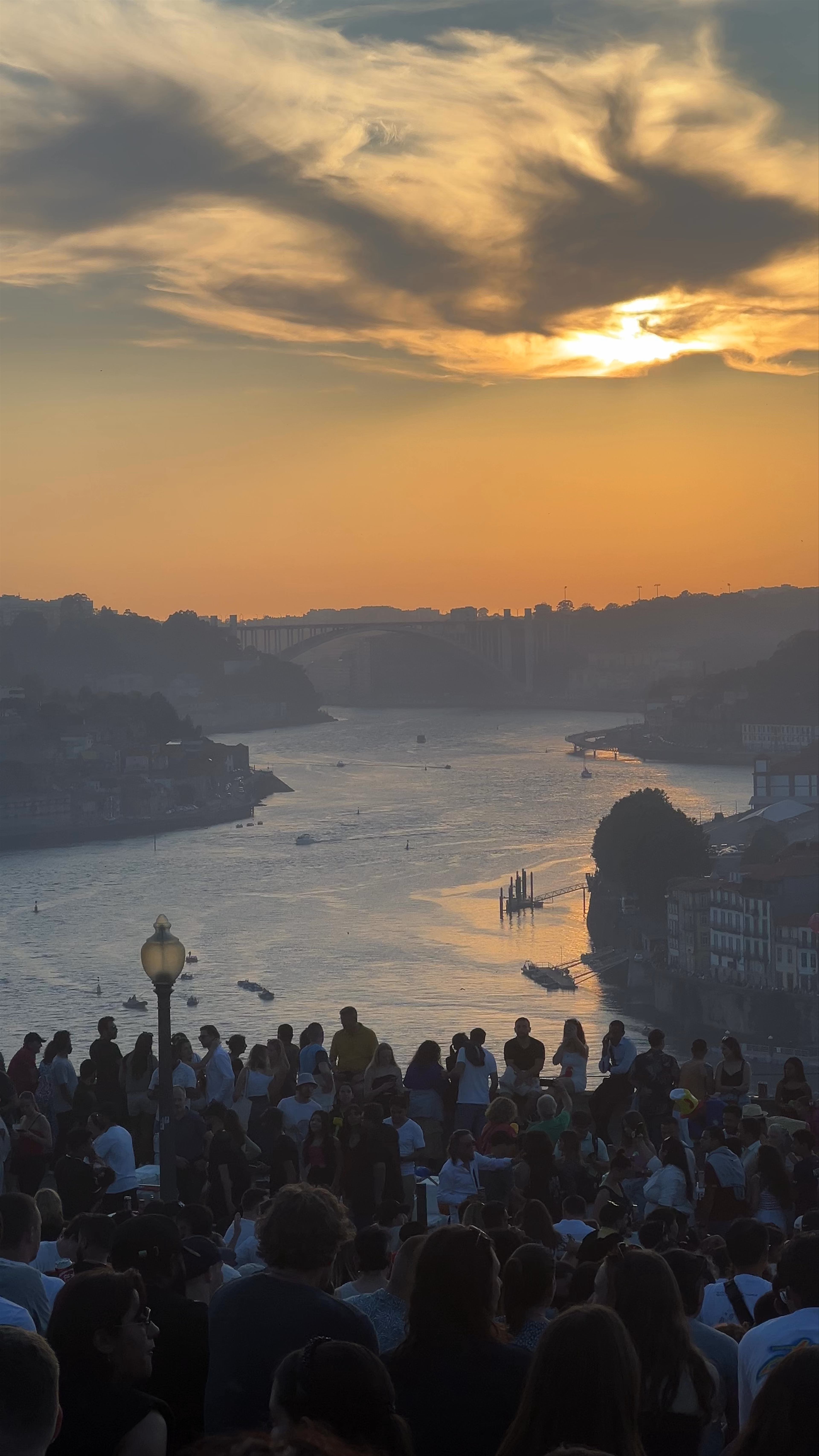 Sunset Gathering at Jardim do Morro Overlooking Douro River