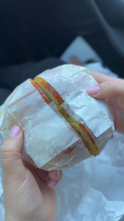 Andrea's Healthy Kitchen - The soyrizo bagel with avocado, cheese, and special sauce! 10/10 - Juice Bars & Smoothies Near Me - El Monte, California