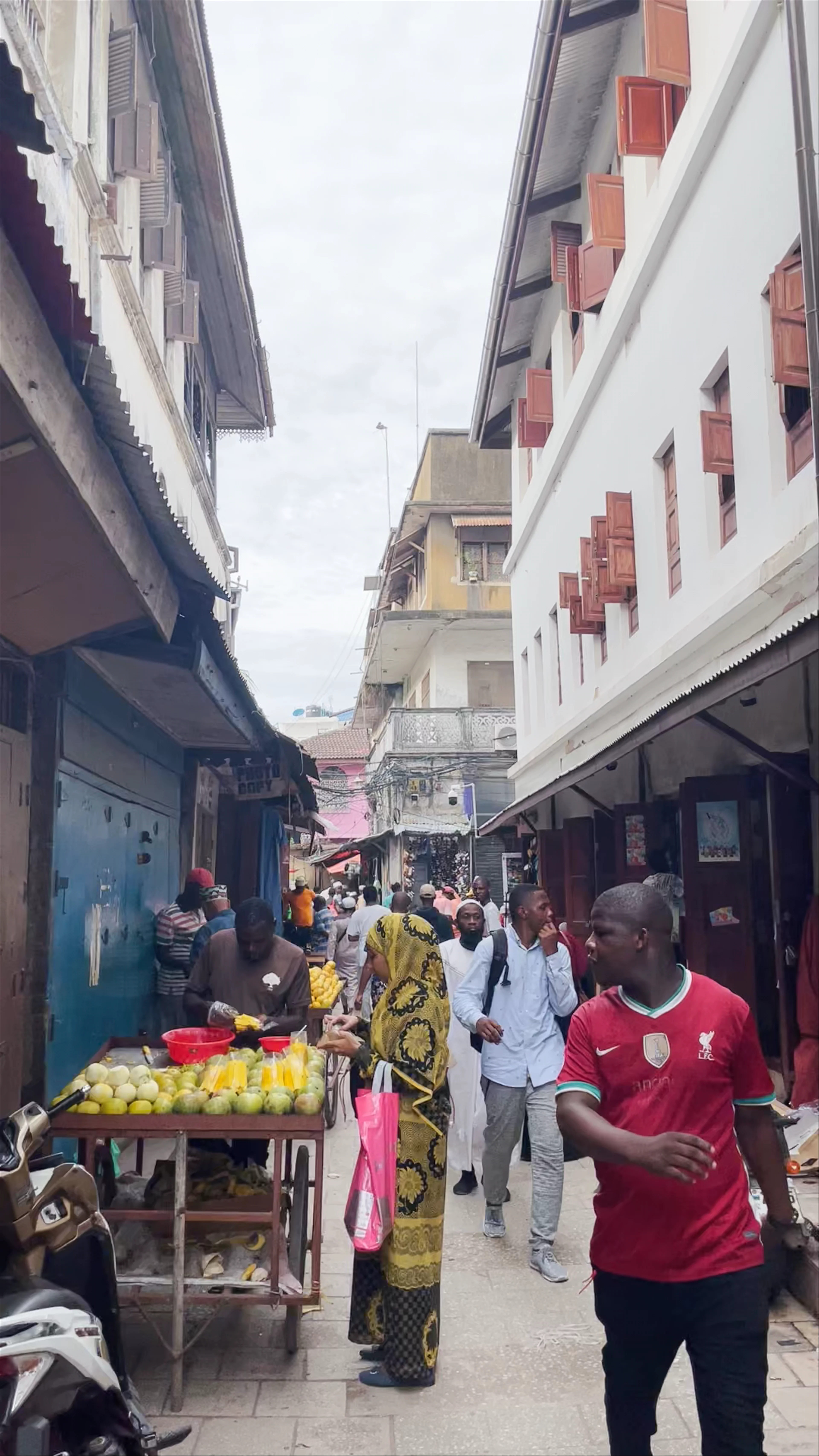 Stone town market, Market Street, Zanzibar, Tanzania