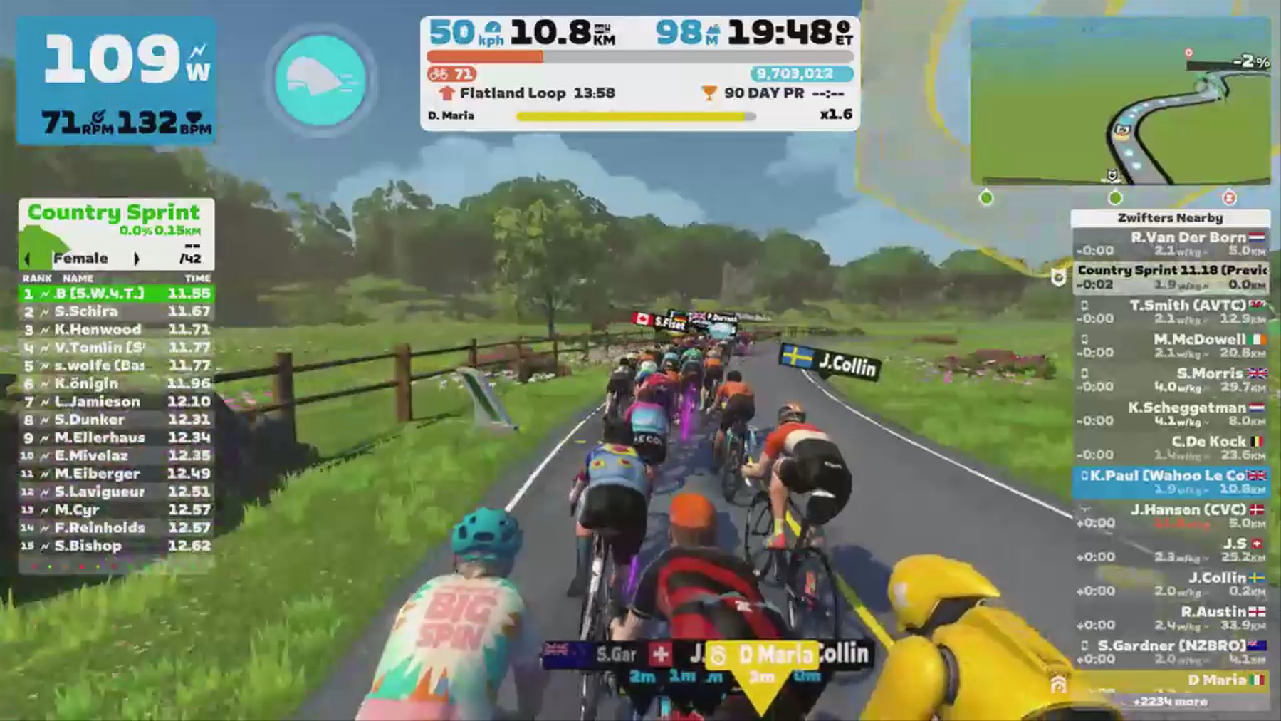 Zwift - Pacer Group Ride: Country to Coastal in Makuri Islands with Maria
