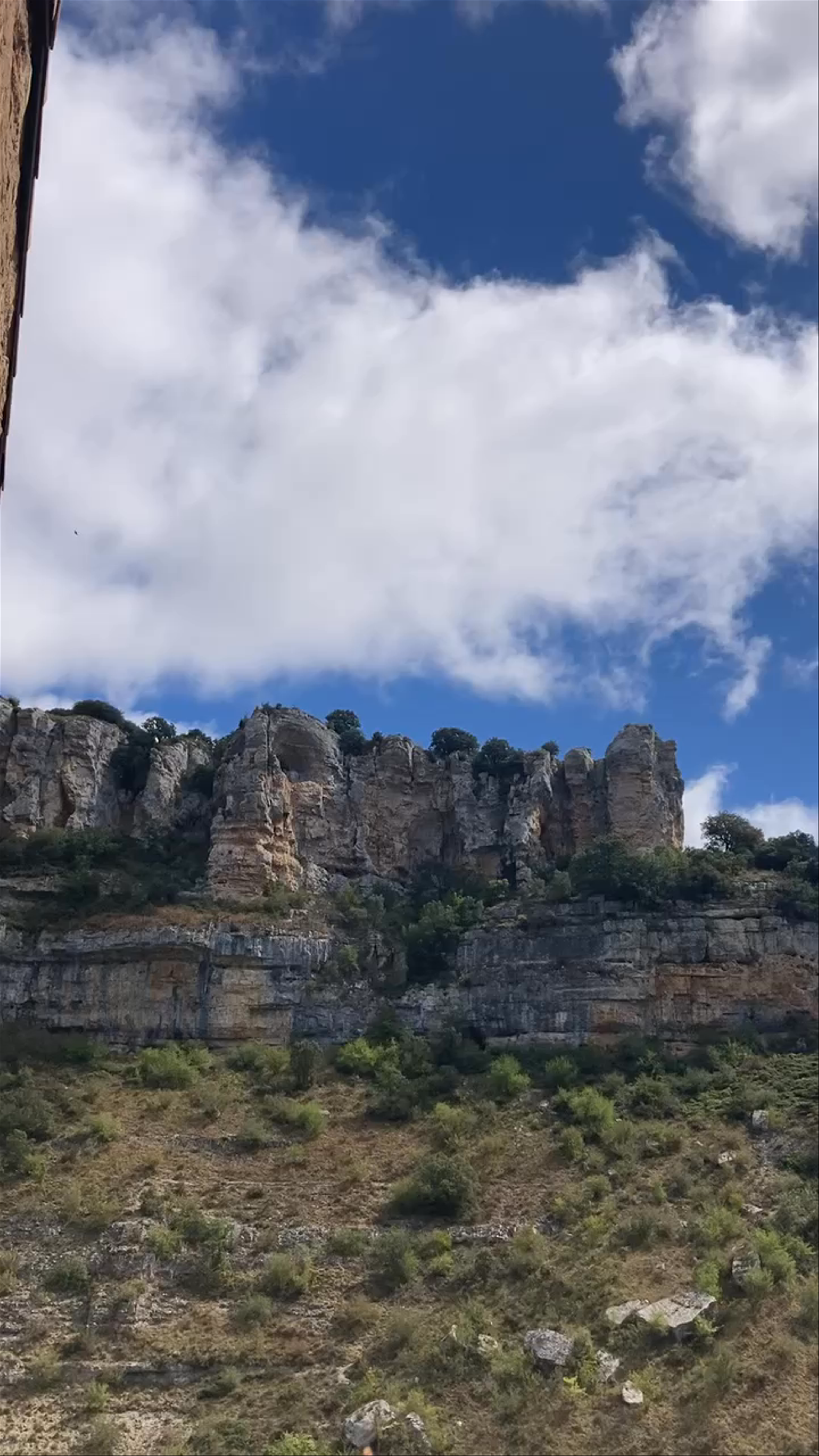 Stunning Cliffs and Sky of Orbaneja del Castillo, Spain