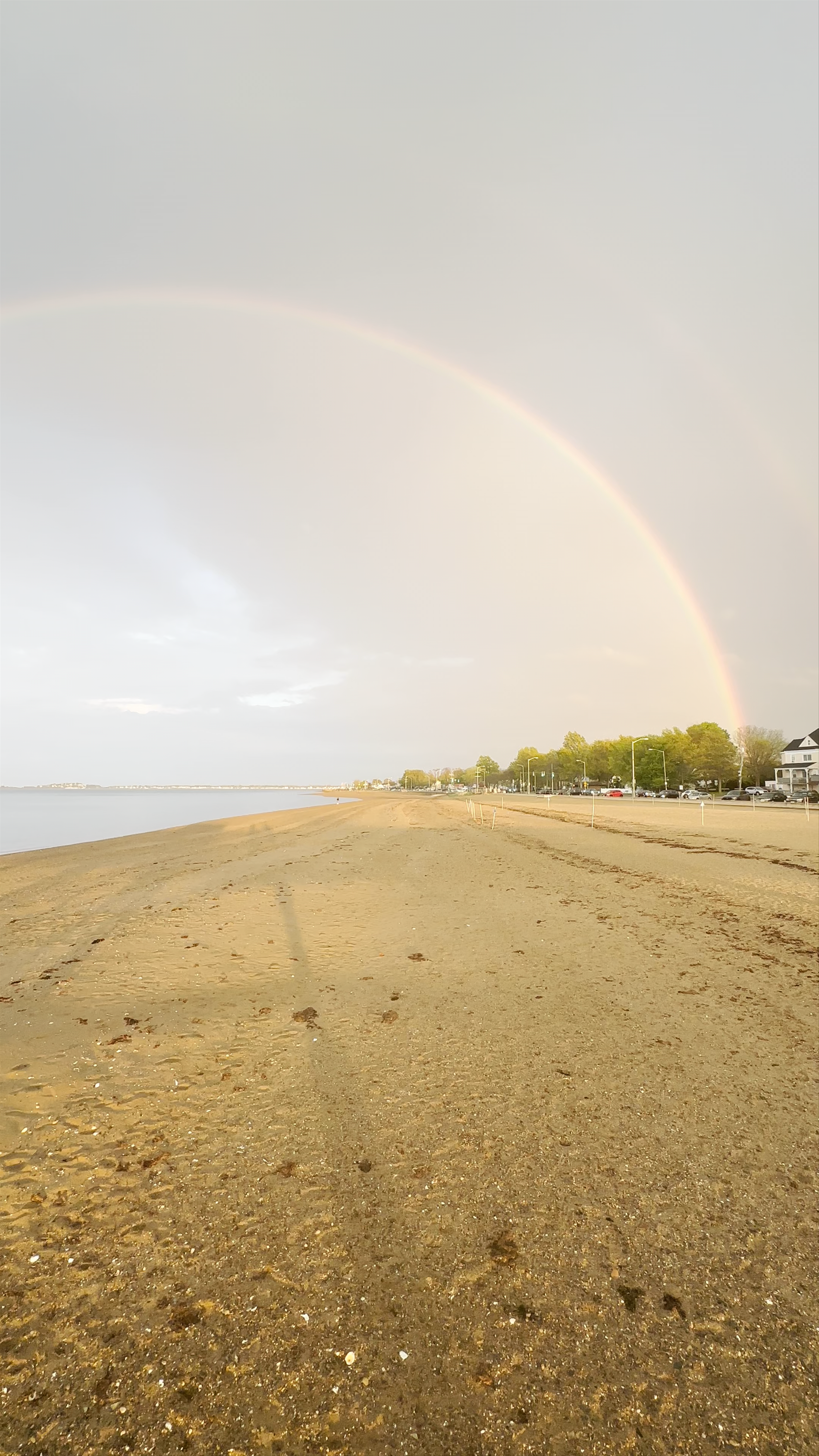 Wollaston Beach Rainbow Serenity in Quincy, Massachusetts