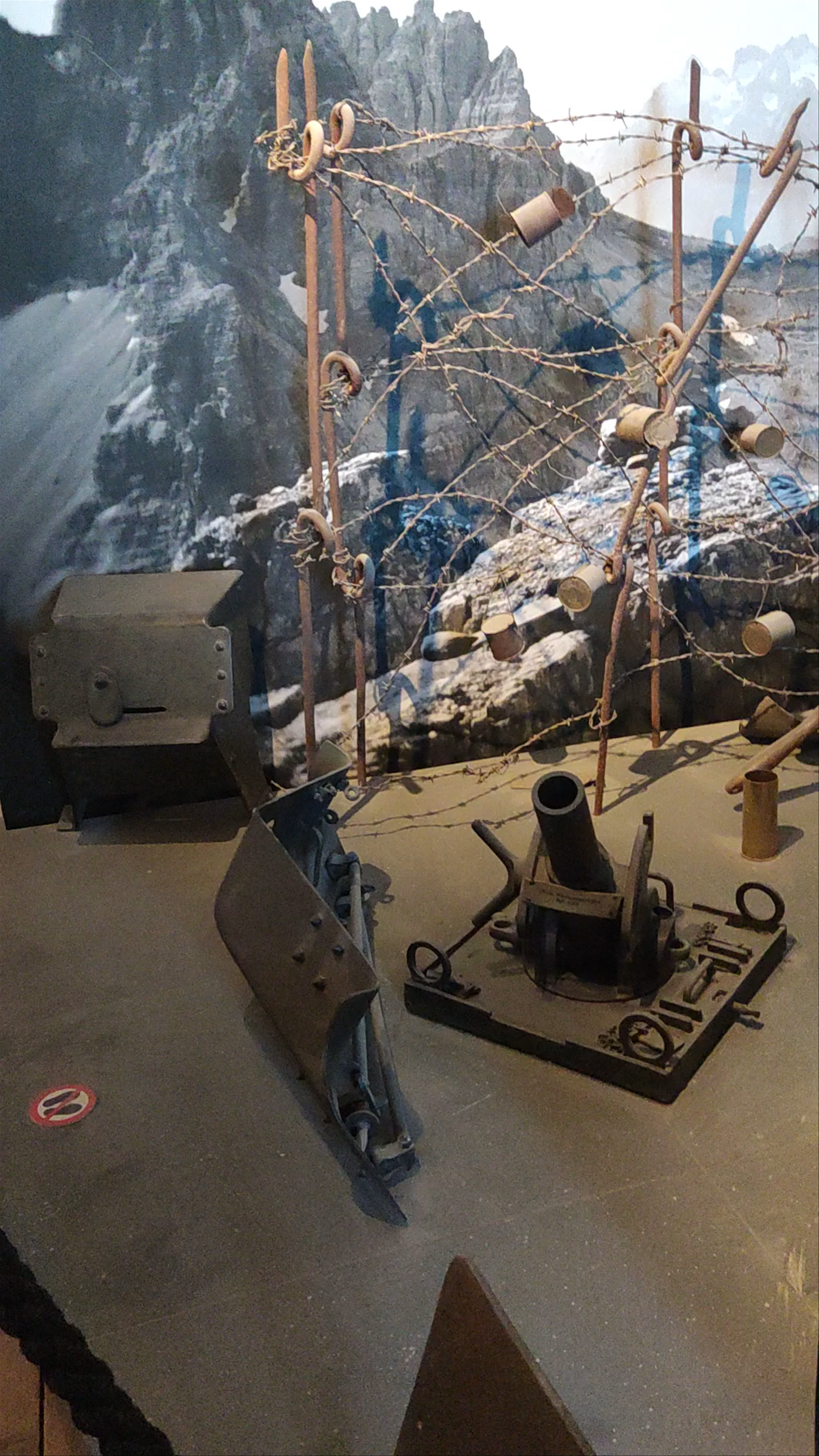 Historic War Artifacts Exhibit at Festungsmuseum Mönchsberg, Salzburg