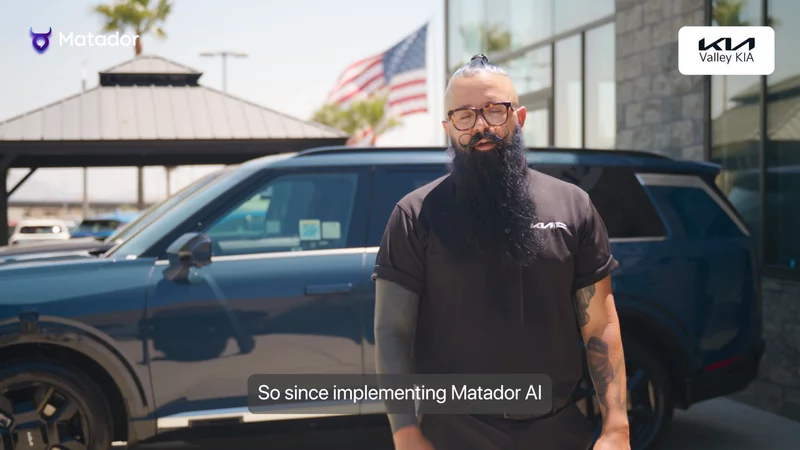 Matador AI dealer story featuring Nicholas Velez