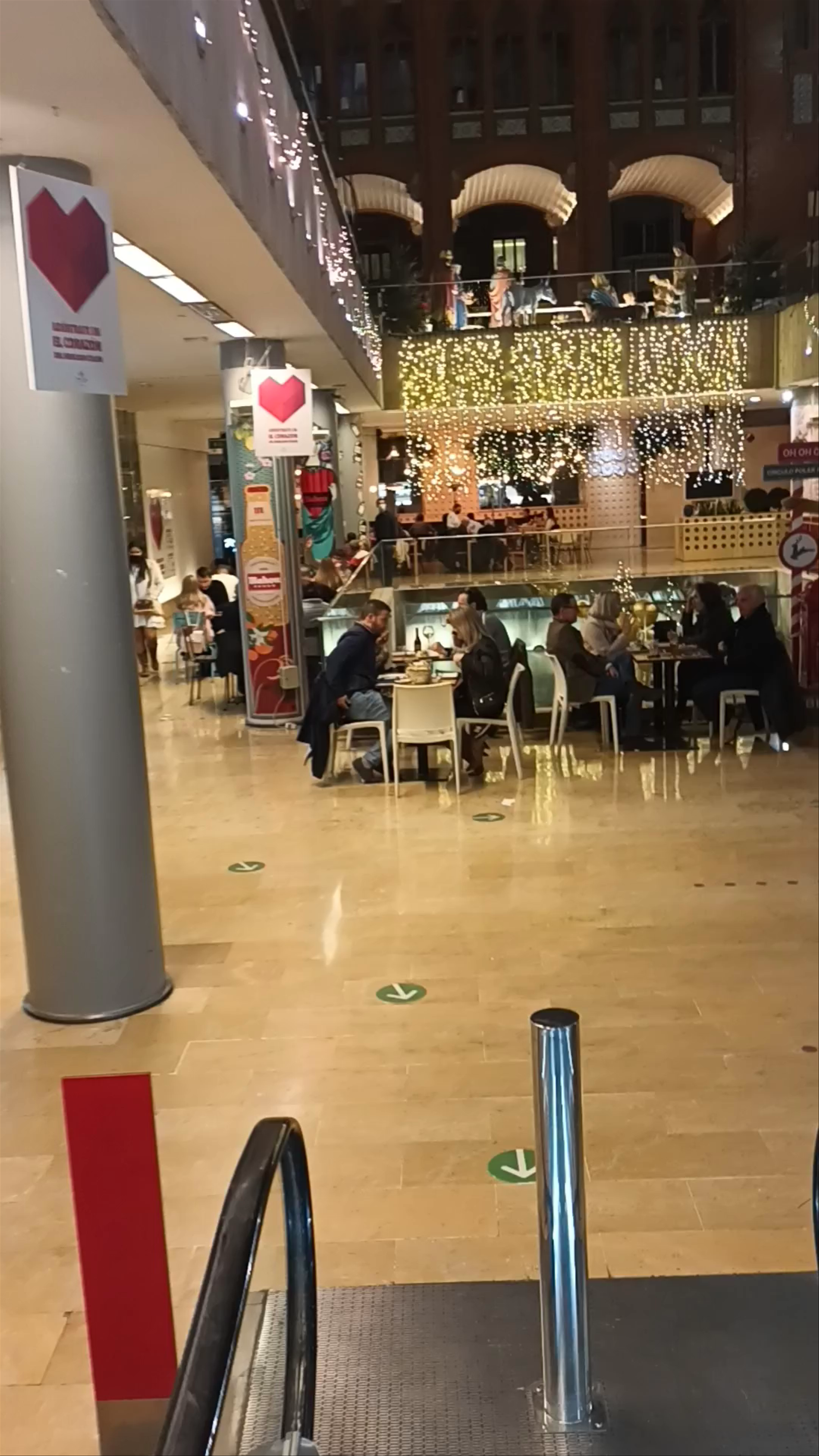 Evening Charm at Mercat de Colón, Valencia