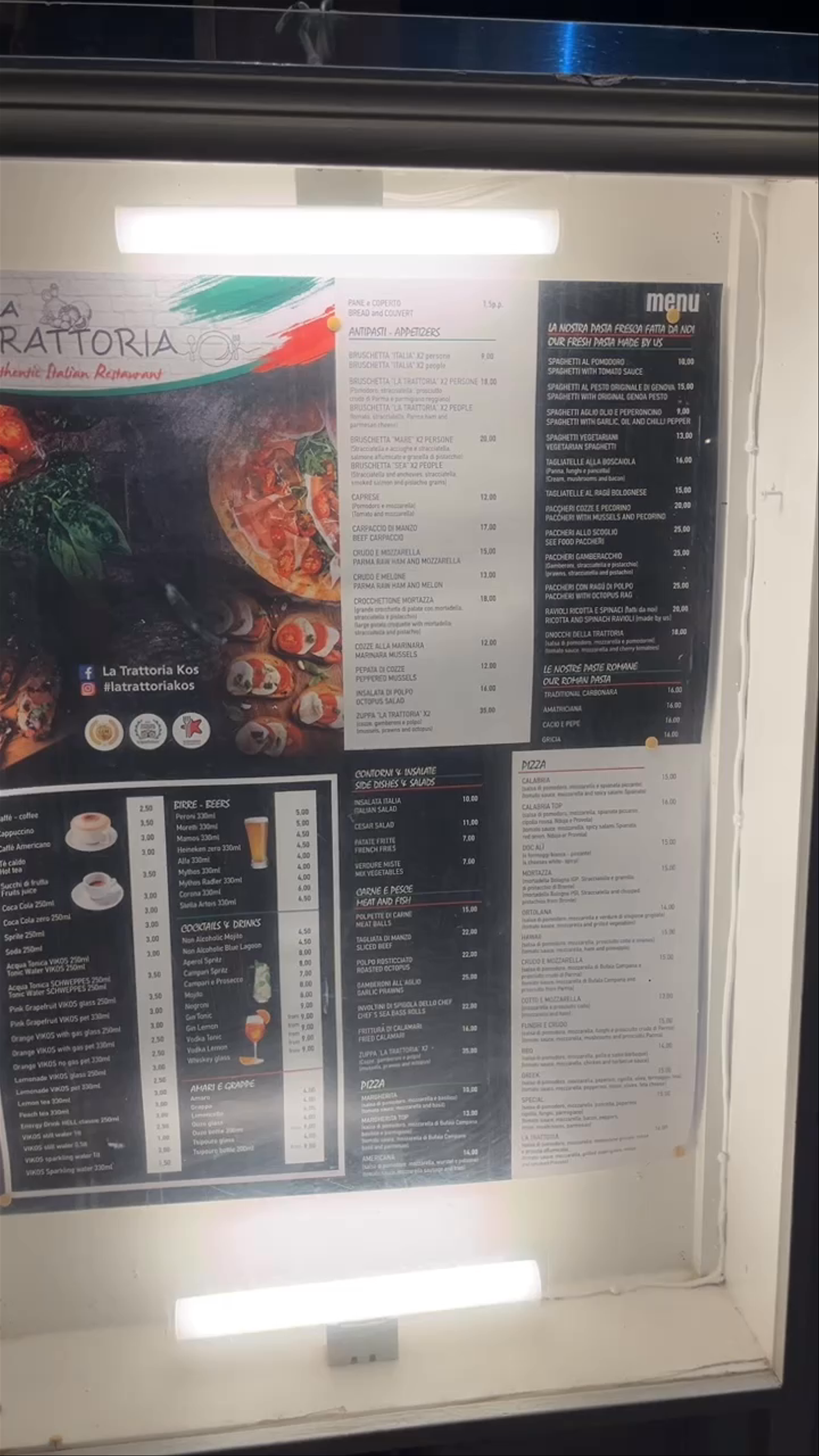 La Trattoria Pinseria e Vineria Kos - Authentic Italian Dining in Kos, Greece