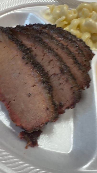 Henry's Barbecue - Brisket meat platter and ribs meat platter with 2 sides, pulled pork taco... everything was so yummy - Barbeque Near Me - Del Valle, Texas
