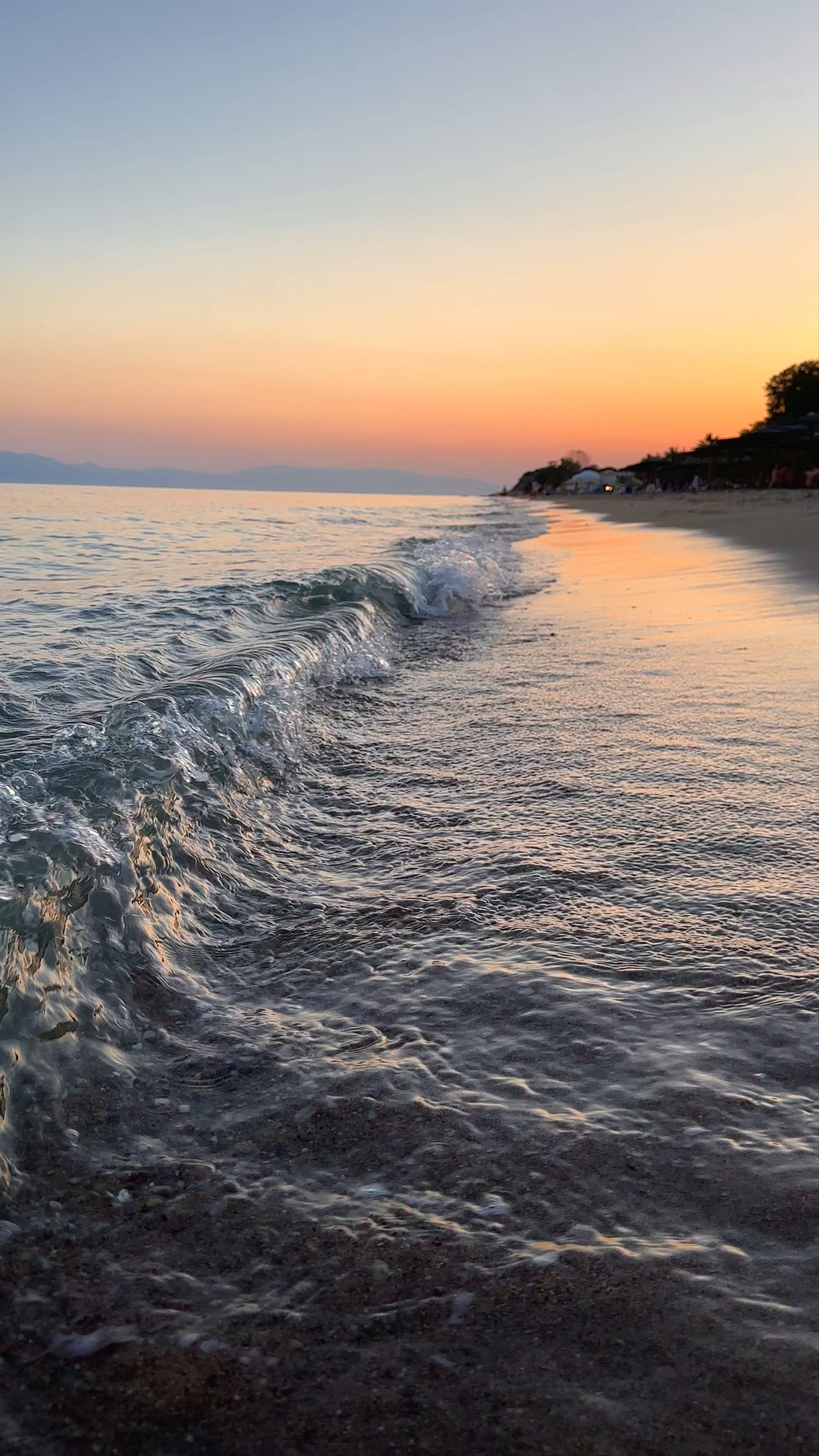 Sunset Serenity at Geoponika Beach, Kallikrateia, Greece
