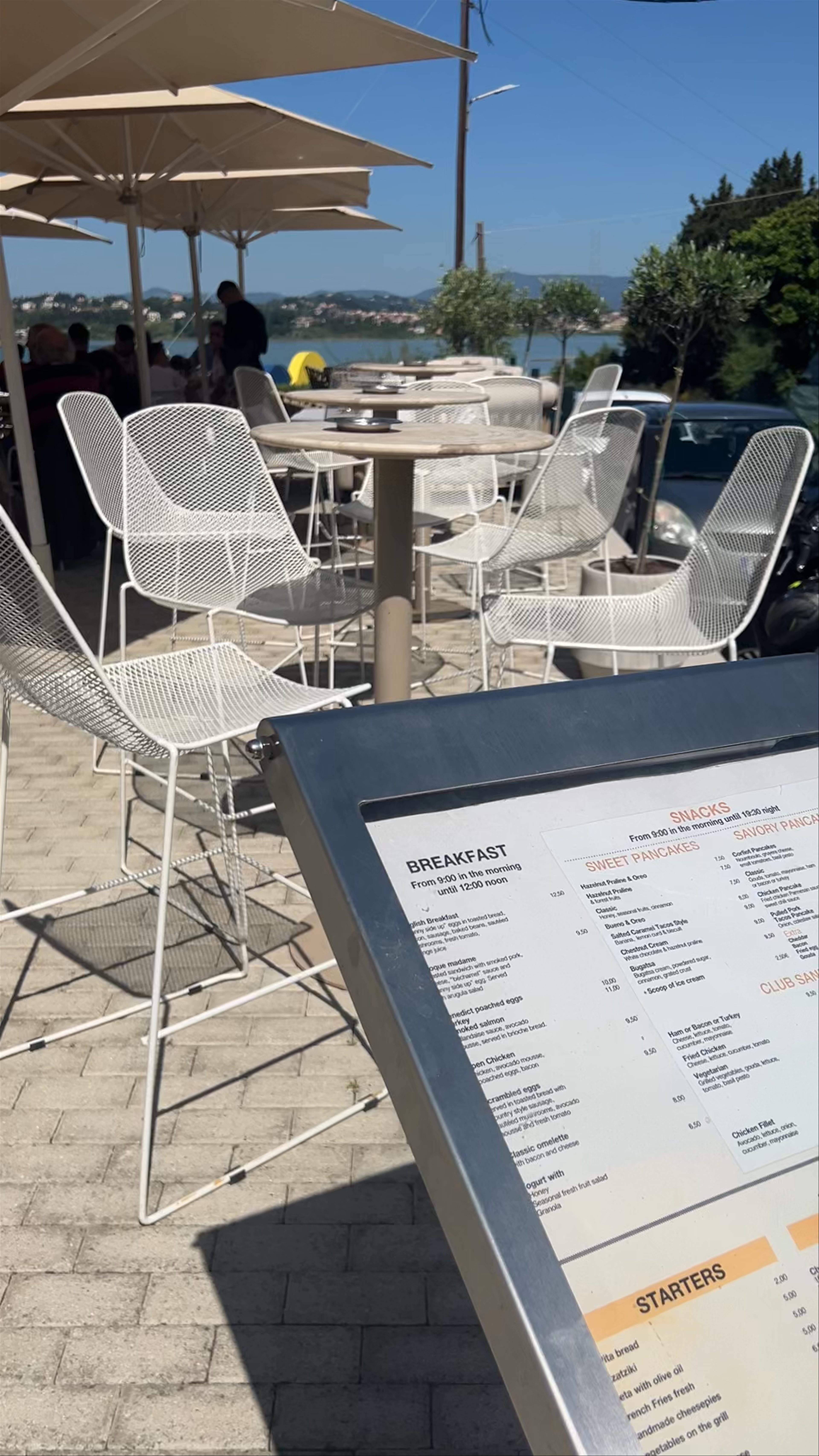 Skyview All Day Place: Seaside Dining and Chill in Corfu