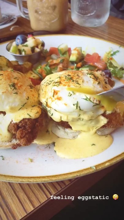 Eggstatic - fried chicken eggs benny - Breakfast & Brunch Near Me - Toronto, Ontario