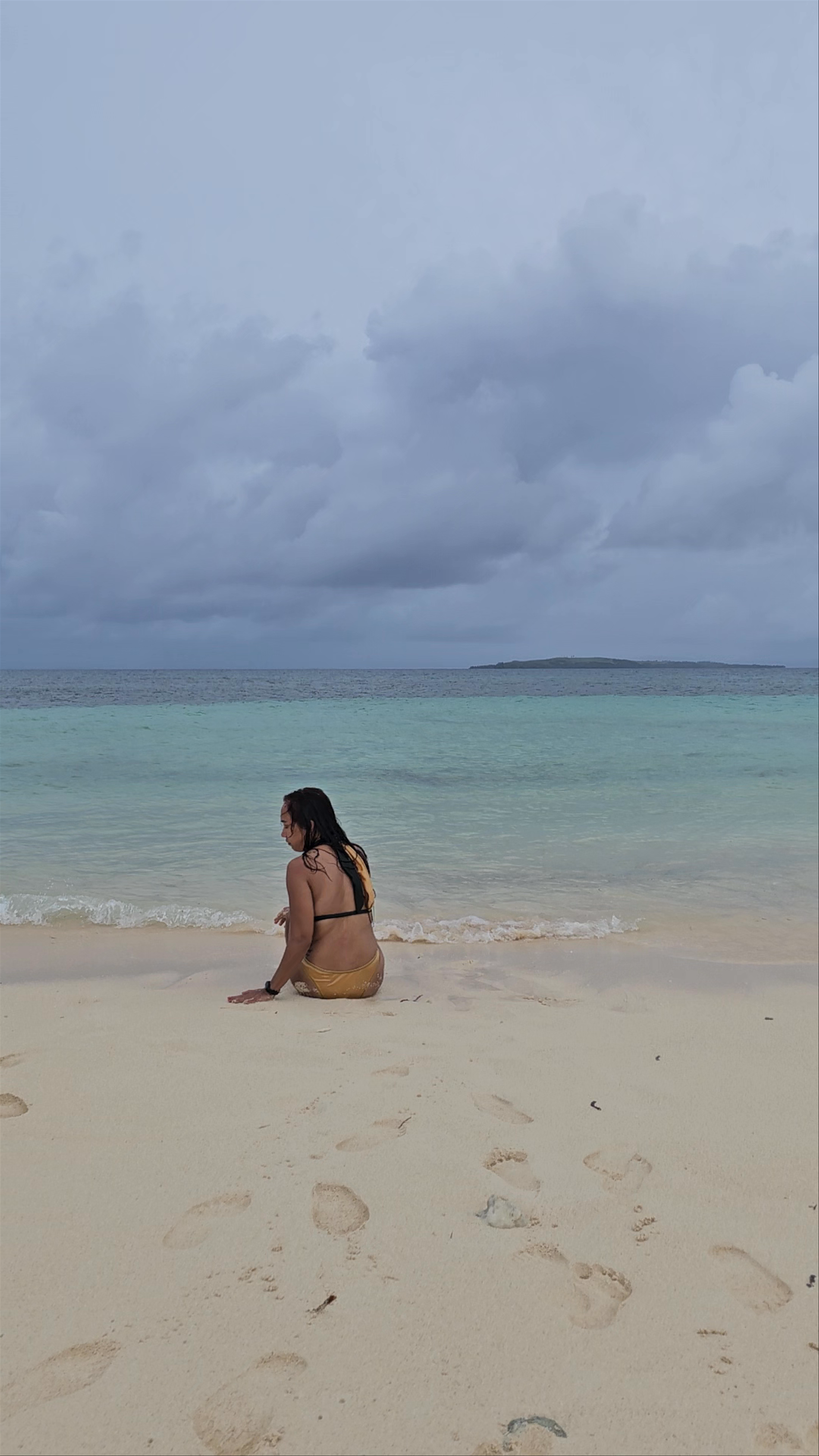 Tranquil Beach Moment at Naked Island, Philippines