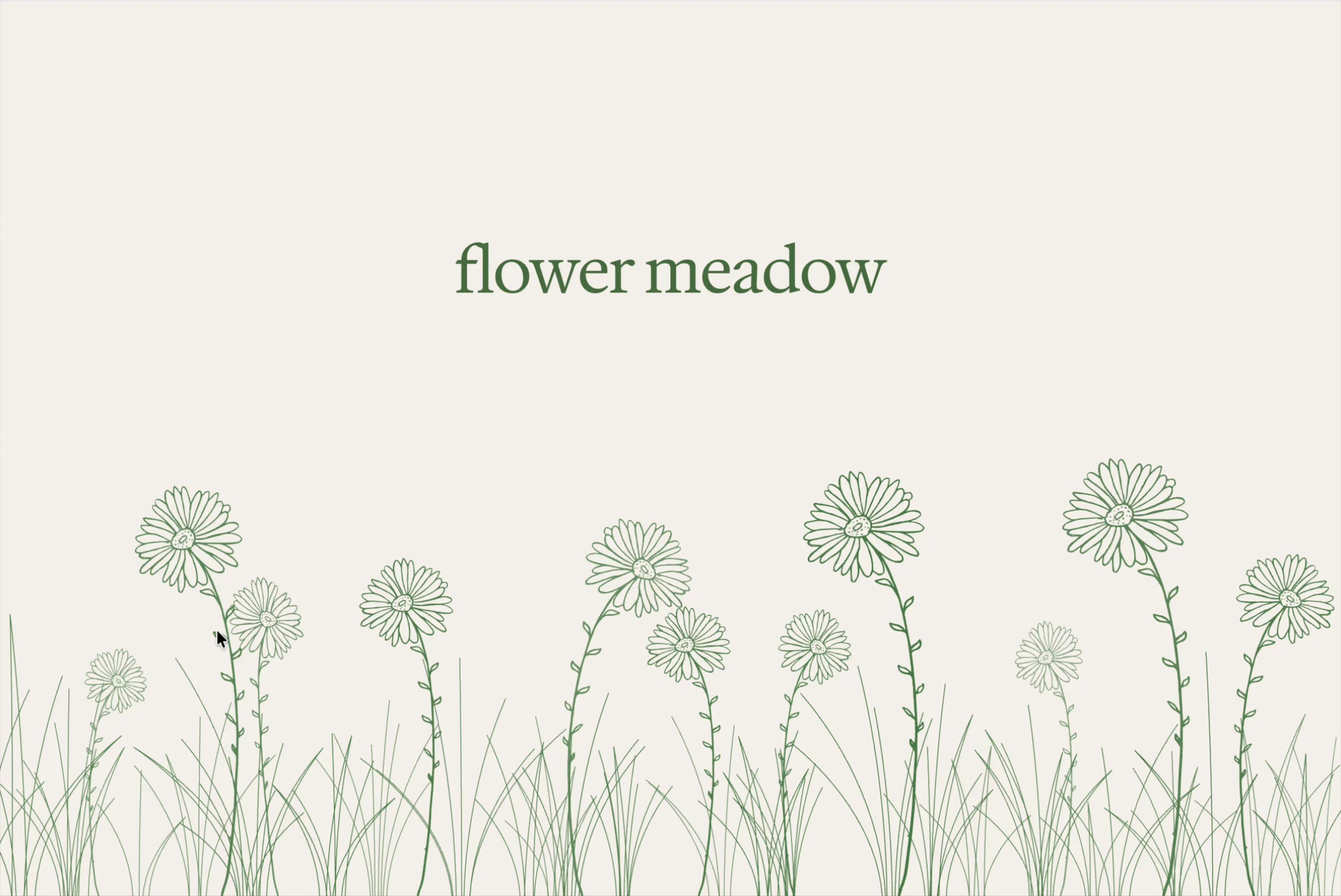 day 4/100 of design engineering things in @Framer"hey claude, I'll give you a flower svg, create me a cool flower meadow, add some grass, make it move on hover and generate it as a framer code component"yeah it was not so easy, I had to go back and forth with claude for around 2 hours but I'm pretty happy with this effect 🌸