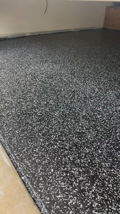 Hi-Tech Coatings - Showing the glitter - Flooring Near Me - St. George, Utah