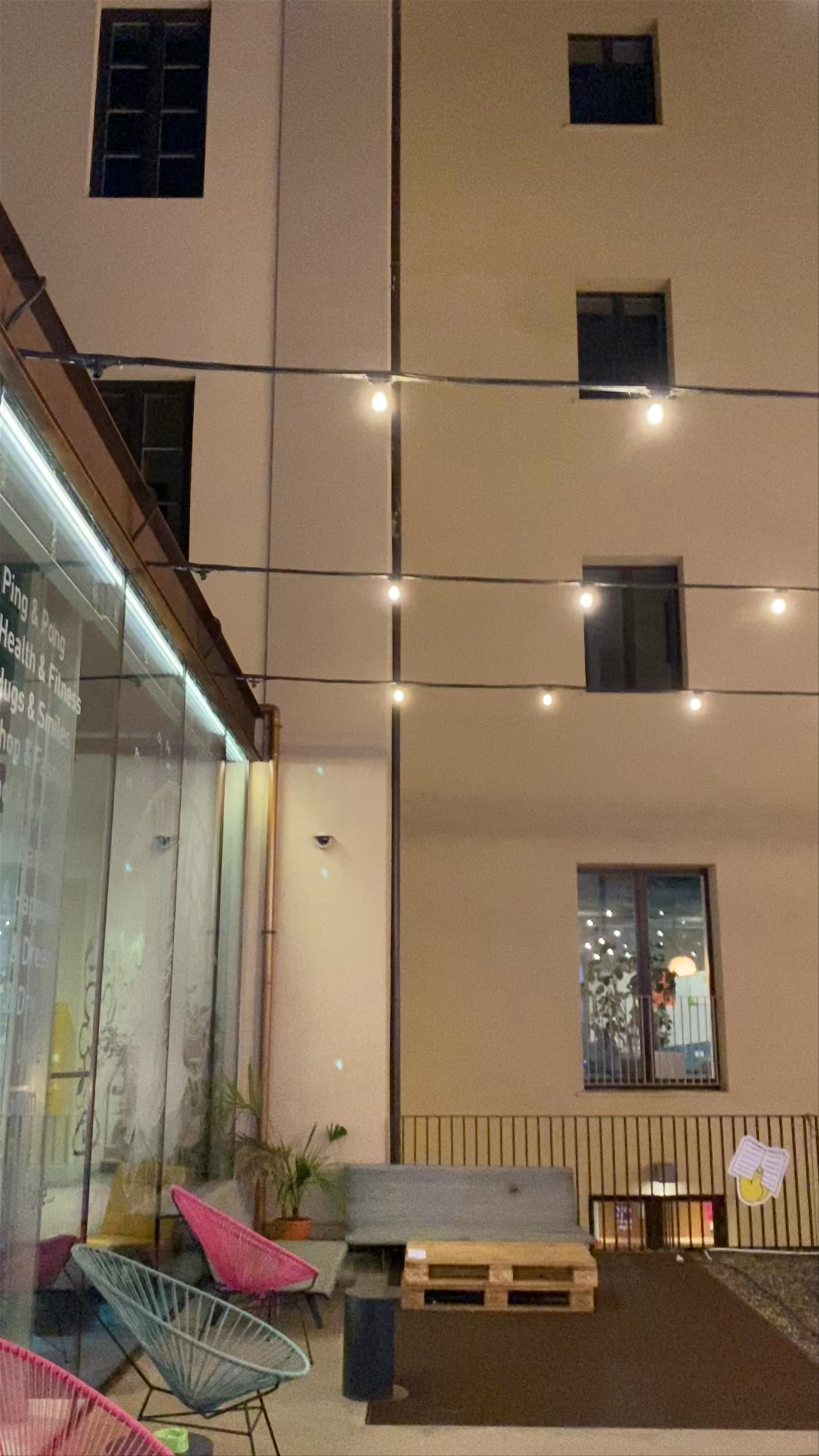 The Student Hotel Florence: Vibrant Nightlife and Cozy Outdoor Spaces