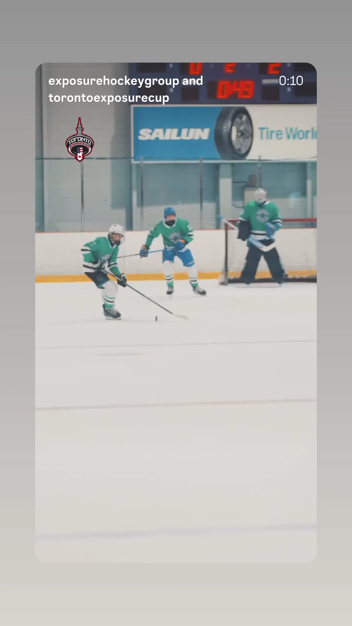 Jace Giles: U15 AAA Highlight Save at Exposure Cup