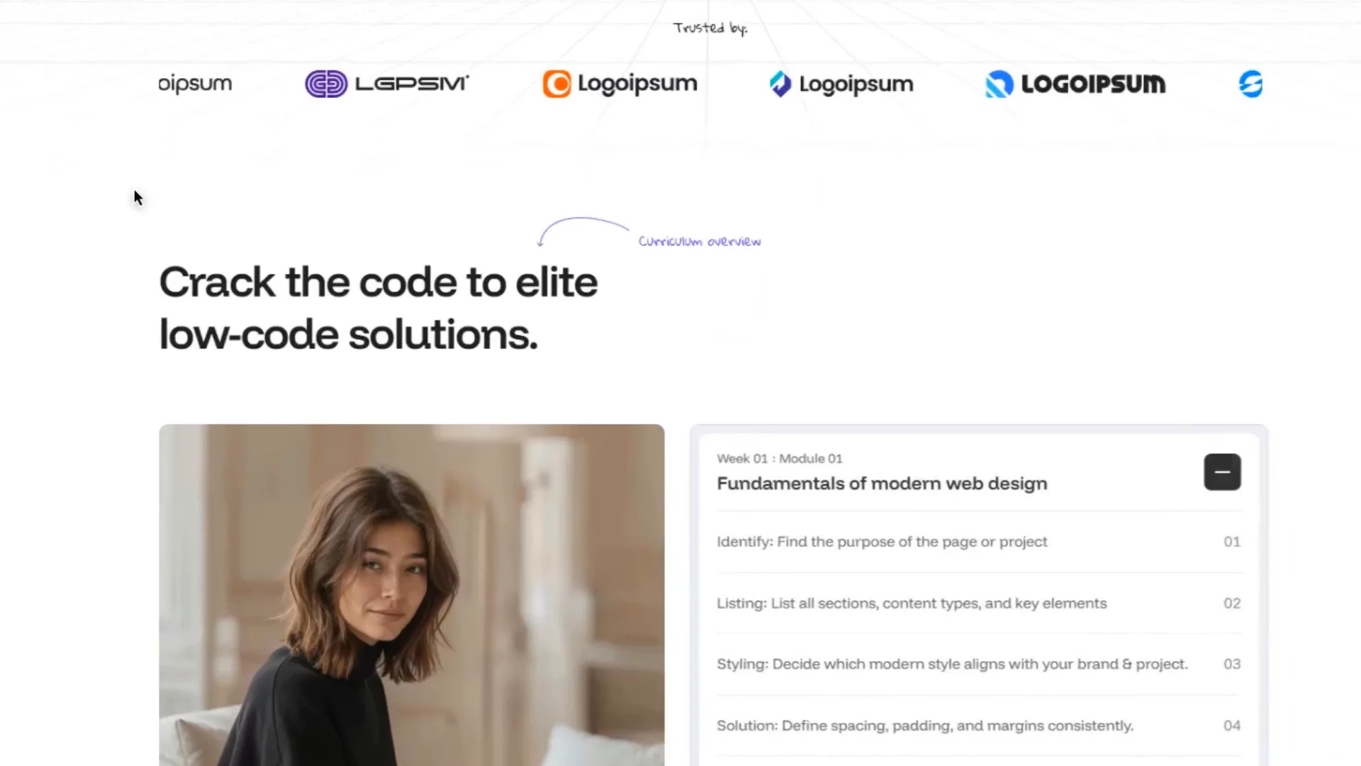 Courso - Online Course &amp; Education Templatehttps://courso.framer.website/