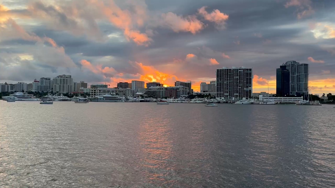 Glazer Hall - Panoramic sunset views from the patio - Cultural Center Near Me - Palm Beach, Florida