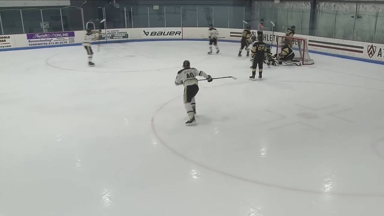 Owen Shrader's Impressive PP Wraparound Goal | Honeybaked 16U AAA