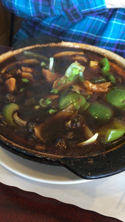 Pho Viet Express - Fish clay pot. THIS IS A SIZZLING PLATE OF WONDERFUL GOODNESS. The sauce is thick, sweet and spicy savory full of onions and peppers. - Vietnamese Near Me - Toms River, New Jersey