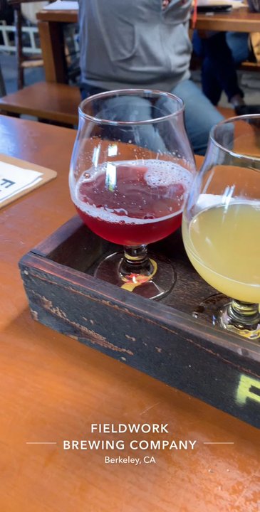 Fieldwork Brewing Co. - Flights!!!! - Breweries Near Me - Berkeley, California