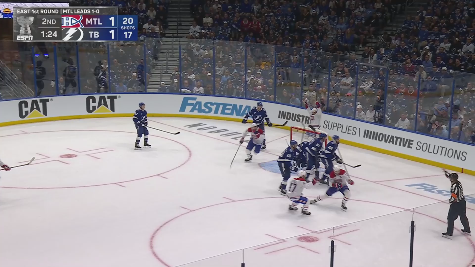 Kucherov Ends Drought, Lightning Force OT and Take Game 2 · Apr. 21, 2026